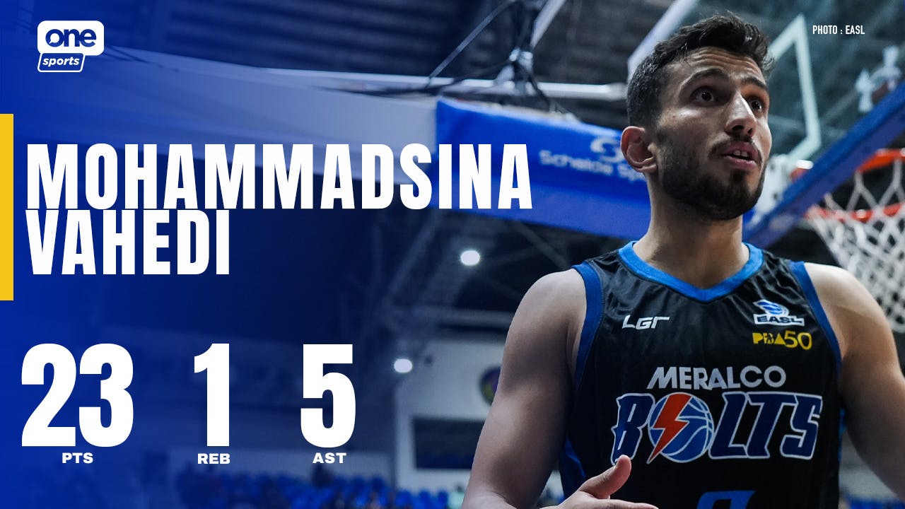 Sina Vahedi erupts in Q4 for Meralco to survive Macau | EASL Highlights